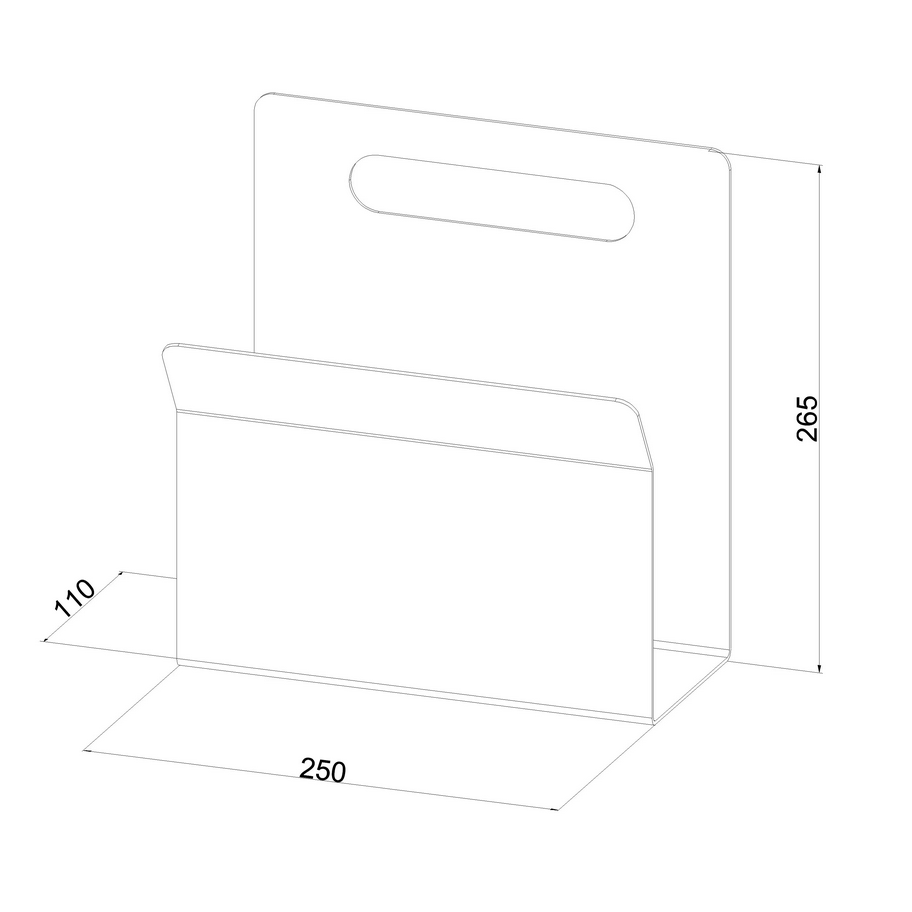 Zeitschriftenhalter 'MR-F'