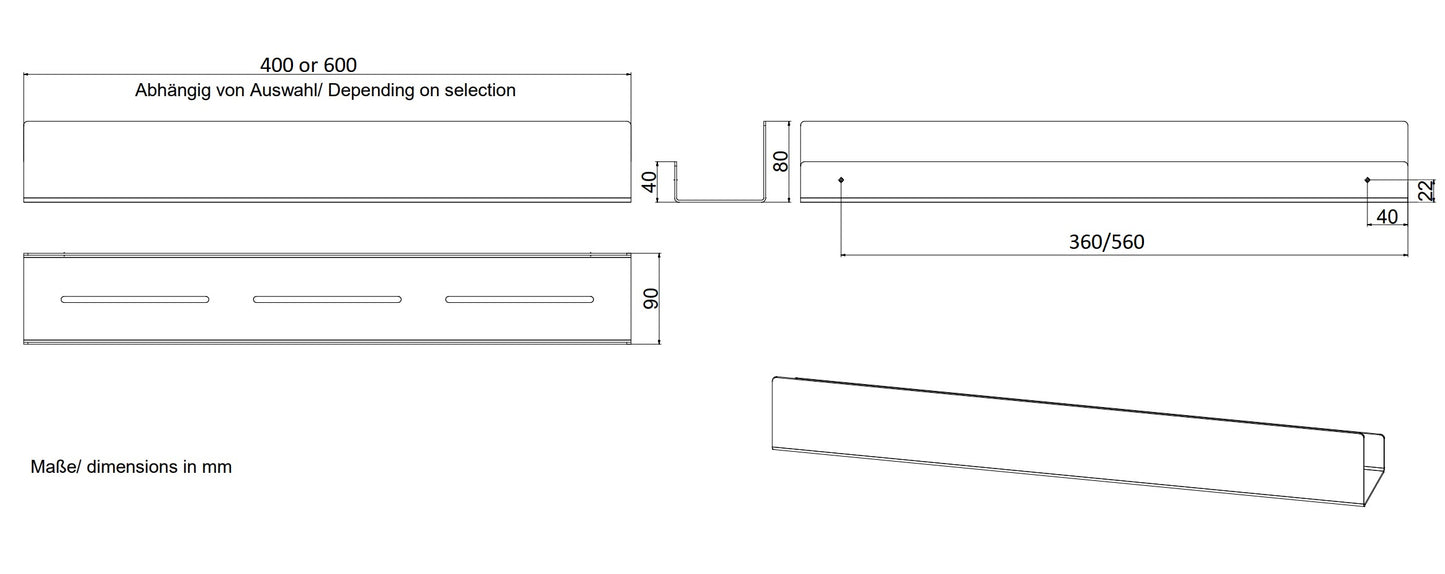 Duschablage 'SR'